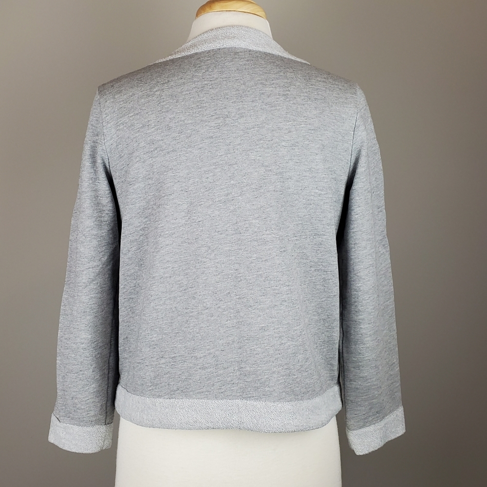 Design 365 French Terry Open Front Top - Picture 3 of 5